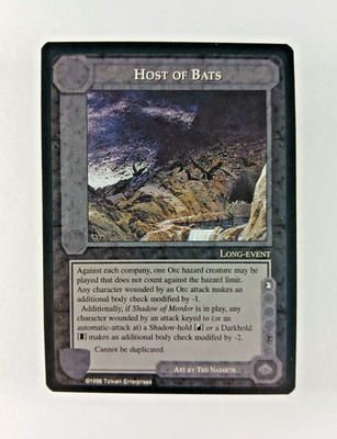 Host of Bats - Middle Earth CCG card (1996 ICE) MECCG The Dragons Hazard LotR