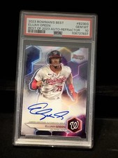 2023 Topps Bowman's Best Elijah Green #B23EG Auto Refractor PSA 10 Rookie
