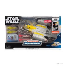 Star Wars Micro Galaxy Squadron 8 Razor Crest Starship 2 Figures TGT Exclusive