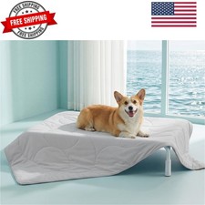 Cooling Blanket for Large Dogs - Q-MAX 0.5 Breathable Washable Dog Cooling Ma...