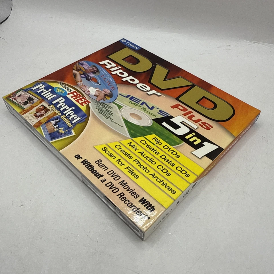 Cosmi DVD Ripper Plus 5 In 1 Software Program NIB Vintage 2005 - Image 3 of 4