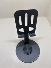 Adjustable Metal Phone Stand Desktop Holder Black Foldable Tablet Stand