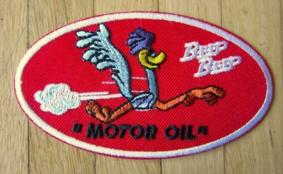 Aufnäher / Aufbügler/ Patch: ROADRUNNER Motor Oil  - A