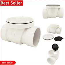 Lightweight 4-Inch Backwater Valve with Socket Connections for Sewage Security