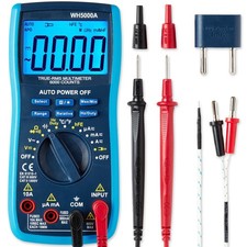 Digital Multimeter TRMS 6000 Counts, Voltage Tester, Circuit Tester, Auto/Manual