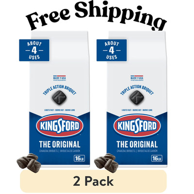 Kingsford Original Charcoal Briquettes, 16 lbs, 2 Pack