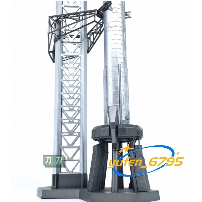Space X Star Ship refuerzo superpesado con torre de lanzamiento 1/400 modelo diecast regalo Foto 4 de 4