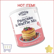 Buttermilk Pancake and Waffle Mix Can Emergency Food Supply, 33 Servings, 10 Yea