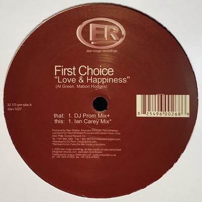 First Choice - Love & Happiness, 12'', (Vinyl)