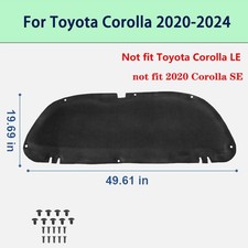 Engine Cover Hood Insulation Pad Heat Shield For Toyota Corolla 2020 2021-2024 Engine Cover Hood Insulation Pad Heat Shield For Toyota Corolla 2020 2021-2024