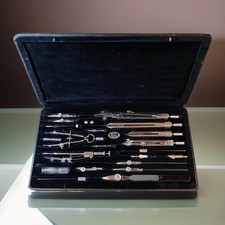 Großer LOTTER Precision | XIa Pmi | ZIRKELKASTEN | REISSZEUG | ⭕️ 21 Teilig