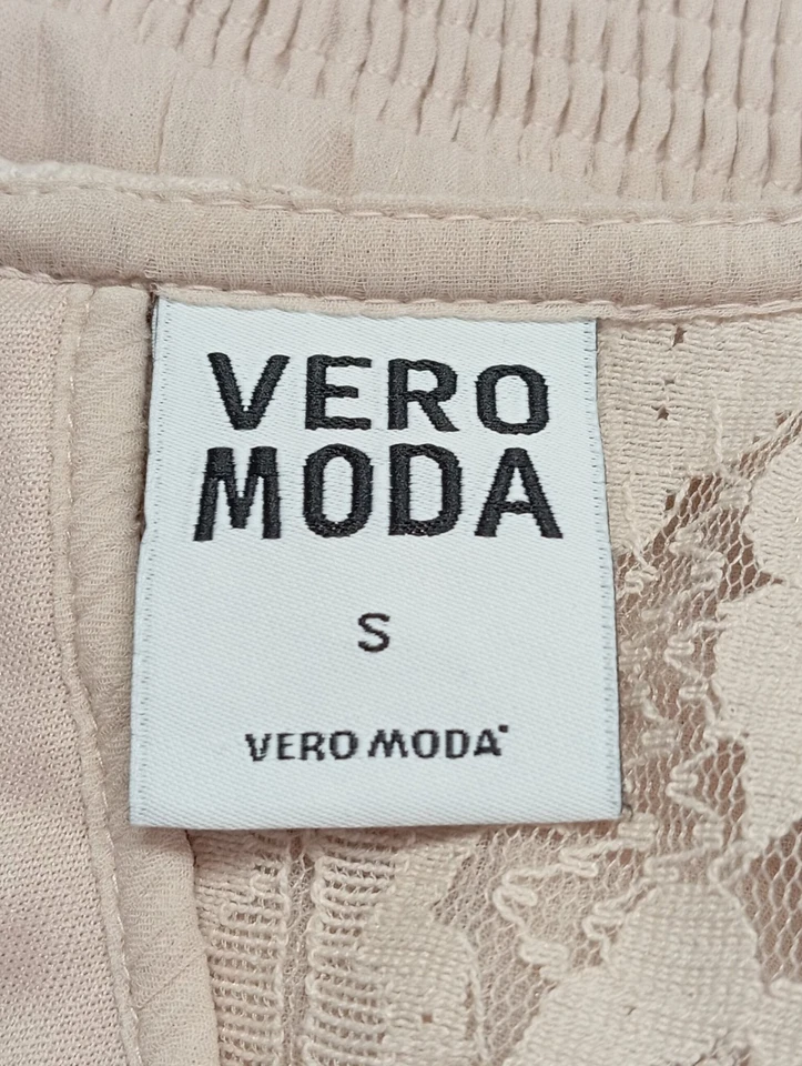 VERO MODA Vestido de cóctel Mujeres Vestido Talla EU 36 crema elegante - Imagen 4 de 4