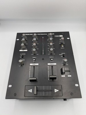 Junk TASCAM XS-3 Professional 2-Channel DJ Mixer with AC Adapter