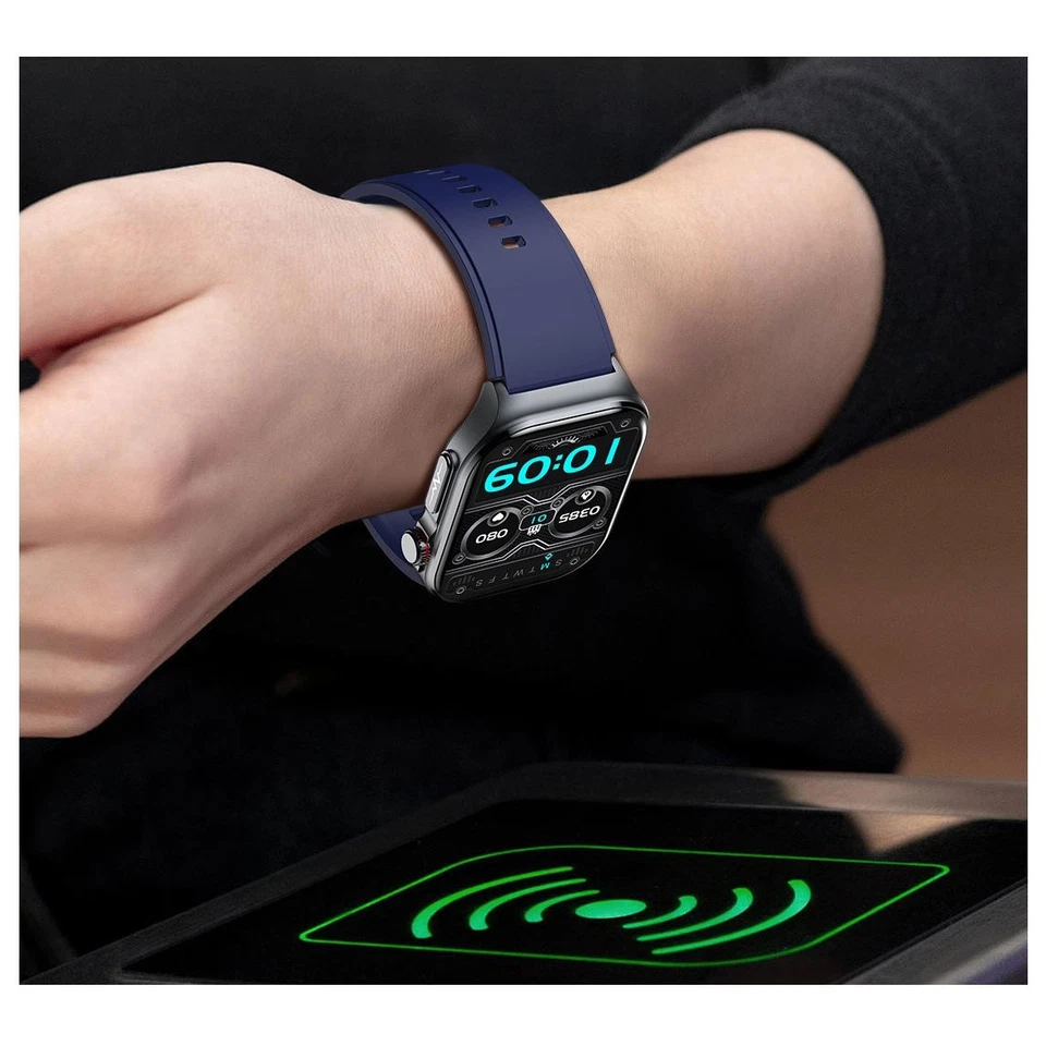 Reloj Inteligente Mujer Hombre Pantalla 2.0 - Impermeable Rastreador de Ejercicio Con Bluetooth Ca Foto 4 de 4