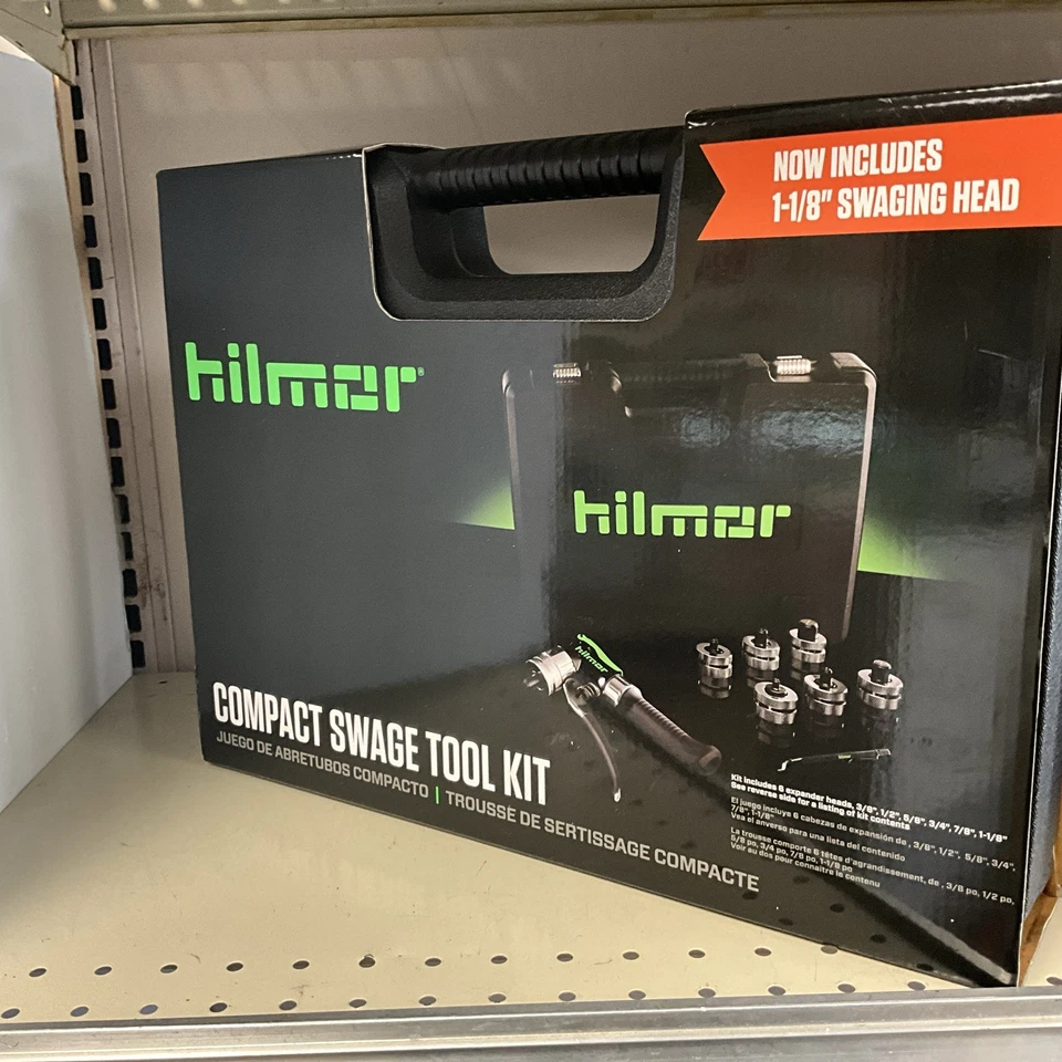 Hilmor Compact Swage Tool Kit 6 Expanders 3/8", 1/2", 5/8", 3/4", 7/8", & 1-1/8" - Image 2 of 4
