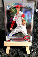 2025 Bowman Chrome Mega Box Mojo Aaron Watson 1st Bowman Reds