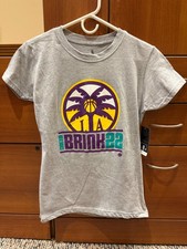 NWT Los Angeles Sparks Cameron Brink 22 WNBA WNBPA TSHIRT Basketball MED Gray