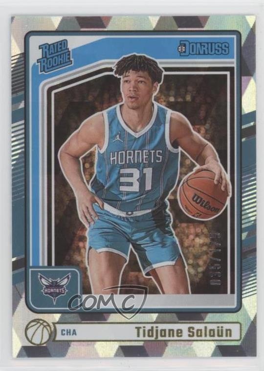 2024-25 Panini Donruss Rated Rookie Cubic /175 Tidjane Salaun #229 Rookie RC