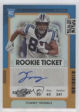 2021 Contenders Optic Rookie Ticket Orange Prizm 26/50 Tommy Tremble Auto 0wp5