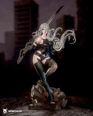 A2 | NieR: Automata | 1/6 Scale Resin Kit | Blackblade Diorama