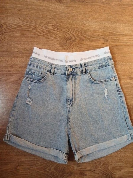 Women Alexander Wang Shorts Blue 38 / M / 46