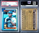 Ken Griffey Jr 1990 Topps Rookie Gold Cup #336 PSA 7 Seattle Mariners HOF