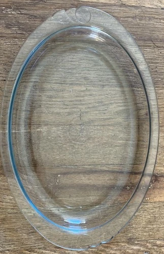 Vintage PYREX 812 A-AA Glass Oval Oven Broiler Baking Dish Serving Platter