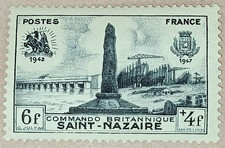 5D1-Timbre France YT  786 neuf **  année 1947 "saint nazaire"