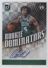 2019-20 Panini Donruss Rookie Dominator Signatures 83/99 Carsen Edwards Auto 1h1