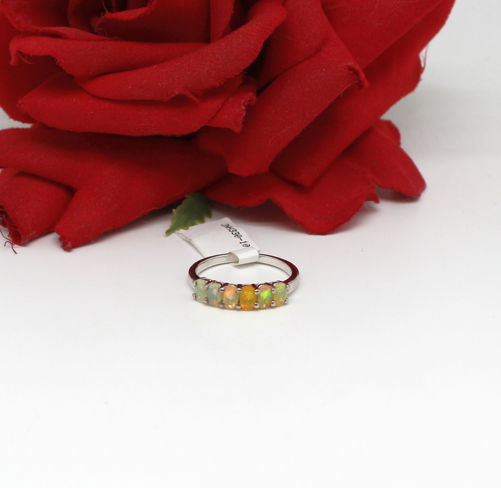 Sterling Silver JTV Opal Ring Size 10 2.75g Supports Cat Rescue NWT