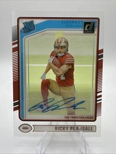 2024 Clearly Donruss - Ricky Pearsall #65 Rated Rookie RC Auto 49ers