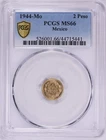 Photo of a 1944 Mexico 2 Pesos Gold from an eBay listing that sold on Jun 8, 2026