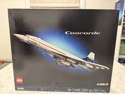 LEGO Icons Concorde Airbus Set 10318, 2083 Pieces, 18+, Complete Set