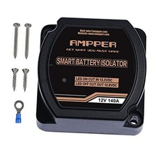 Dual Battery Isolator, Battery Voltage Sensitive Relay  Smart VSR 12V 140Amp