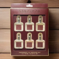🆕 SAND+FOG | 6 PACK OF 10 ML FRAGRANCE DIFFUSER OIL’S | SCENTED GIFT SET 🎁