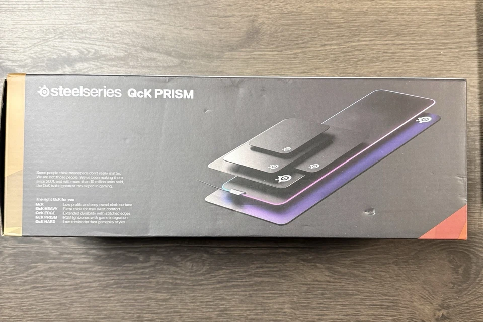 Alfombrilla de ratón para juegos SteelSeries QCK Prism Foto 3 de 4