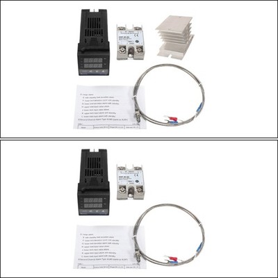 Digital PID Temperature Controller REX-C100 Thermostat SSR Relays Output 220V