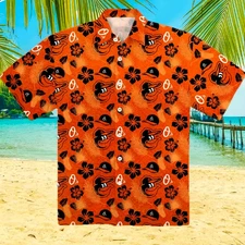Baltimore team Oriole 2023 Hawaiian Shirt, button down men shirt all size