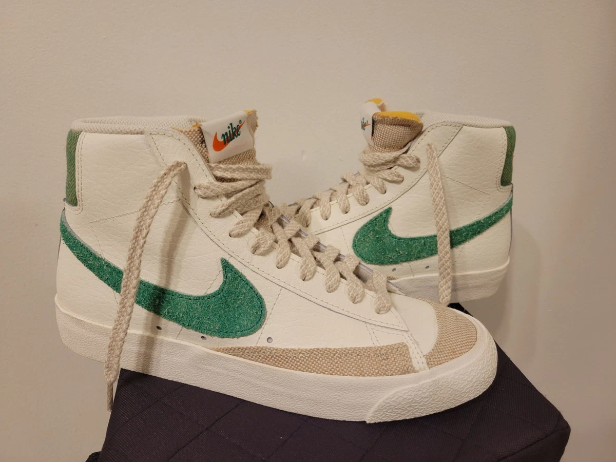 Nike Blazer Mid \'77 Vintage \'Sail Stadium Green\' Men’s 12 Sneakers Shoes Leather Nike Blazer  main image 2