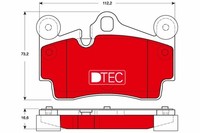 NEU - TRW GDB1653DTE Bremsbelagsatz, Scheibenbremse FüR Audi Porsche VW