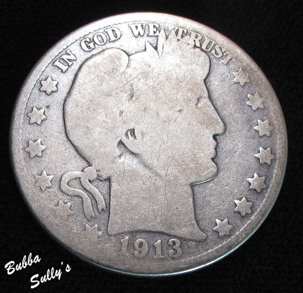 1913 Year Barber Half Dollars (1892-1915) for sale | eBay