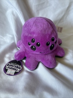 Viral Reversible Spider Plushie - 4 Inch Black & Purple Sensory Mood Toy