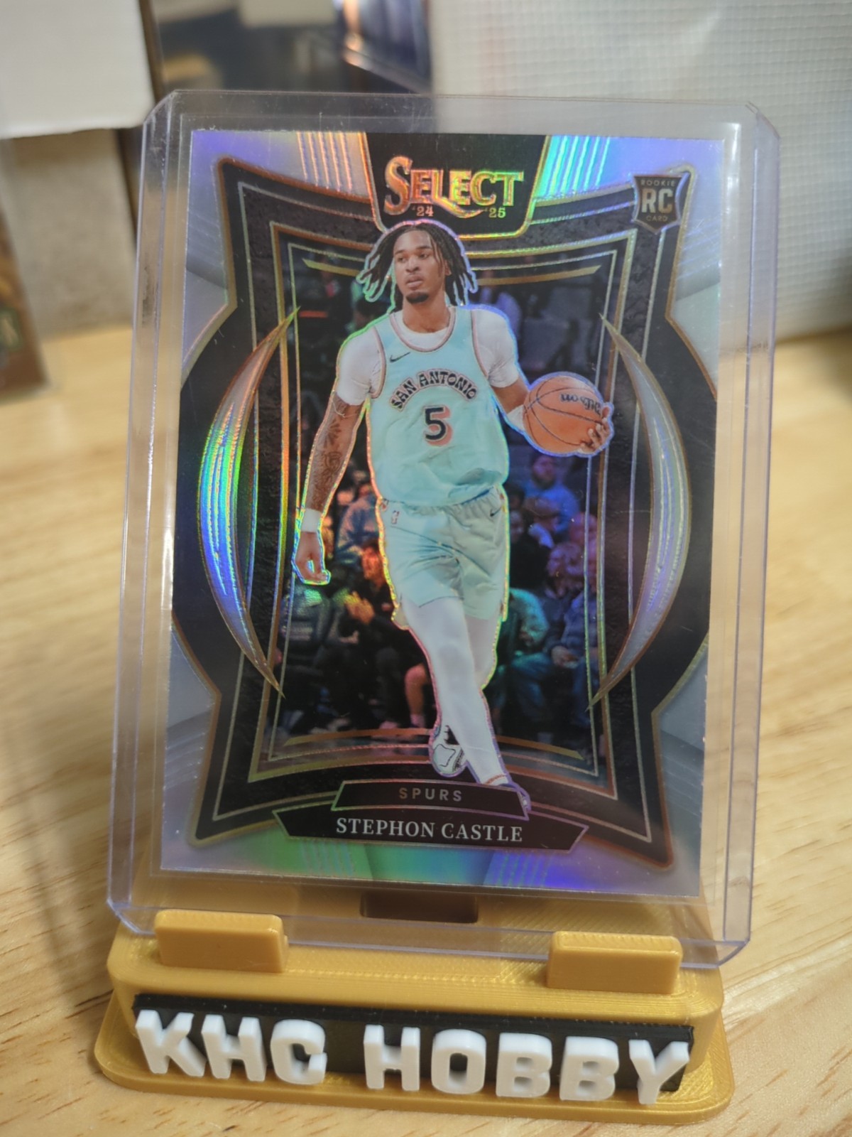 2024-25 Panini Select - Concourse Stephon Castle #72 Silver Prizm (RC)