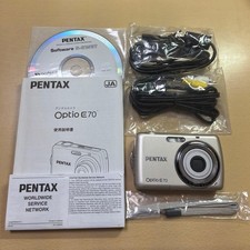 PENTAX Optio E70 Compact Digital Camera AA Battery Japan Tested Working