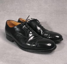 Church's Consul mens black Oxford leather shoes calf skin UK7.5F Made In England