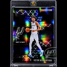 VICTOR WEMBANYAMA RARE BLACK REFRACTOR SP Insert Holo Foil 2025-26 Spurs