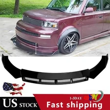 3PCS Glossy For Scion xB Wagon Front Bumper Lip Spoiler Splitter Stabilizer AT