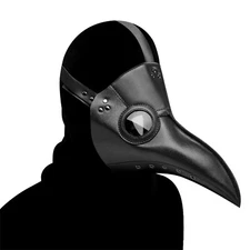 Plague Doctor Bird Mask Long Nose Beak Cosplay Steampunk Halloween Costume Props