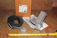 Hubbell Wiring  Cast Aluminum System One Datacom and Power Sub-Plate S1SP3IM