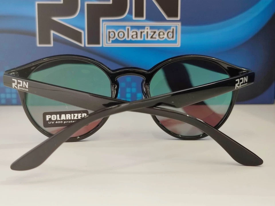 Occhiali Sole polarizzati RPN Vintage retrò rotonda da Uomo Donna UV400 Mod 2535 - Immagine 4 di 4